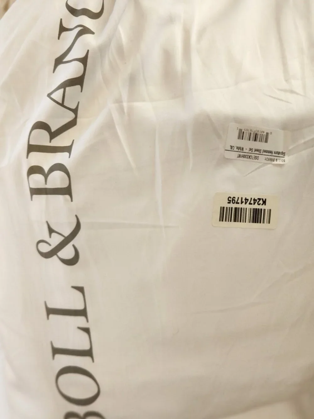 BOLL &  BRANCH Sheet/Duvet Sets (White or Ivory)